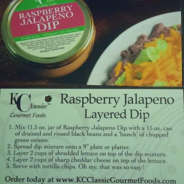 Raspberry Jalapeno Cheese Dip